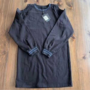 Cynthia Rowley Black Cold Shoulder Dress